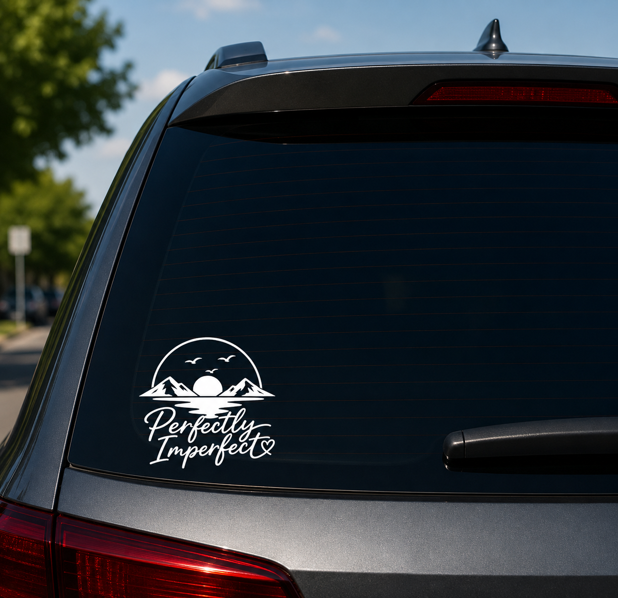 "Perfectly Imperfect" Vinyl Decal
