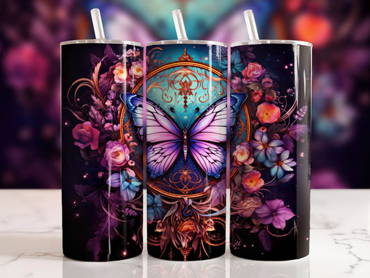 20 oz Enchanted Butterfly Tumbler