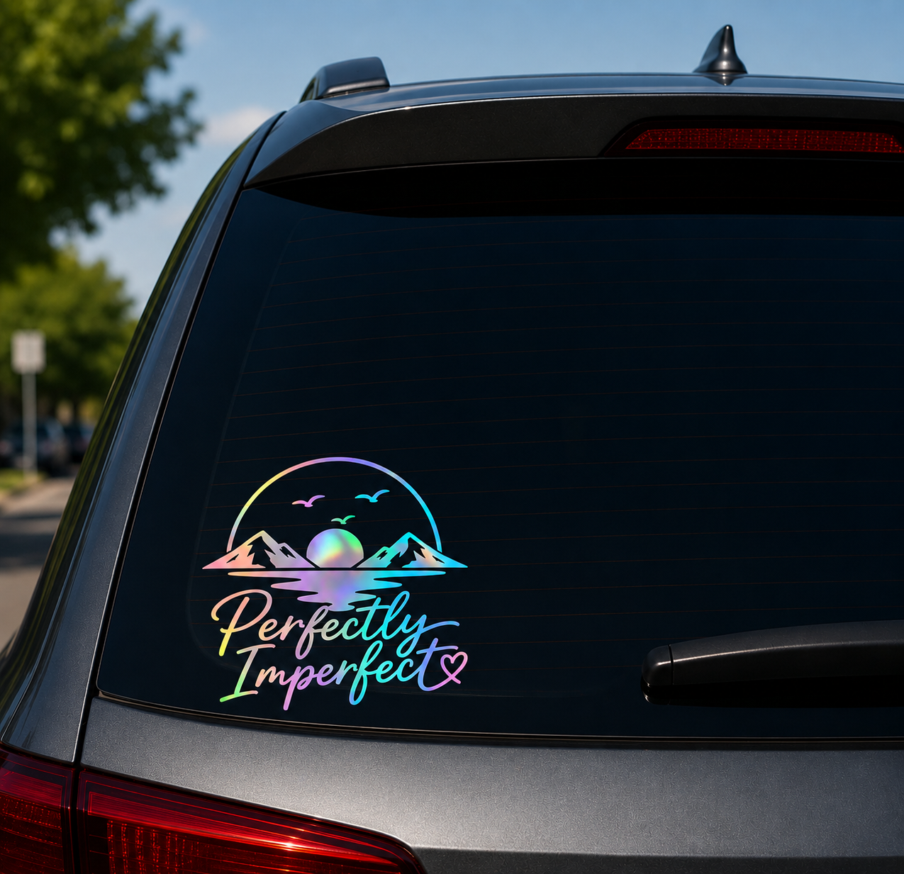 "Perfectly Imperfect" Vinyl Decal