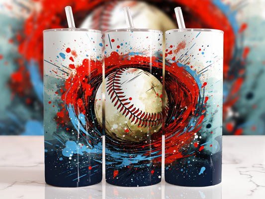 20 oz Baseball Tumbler